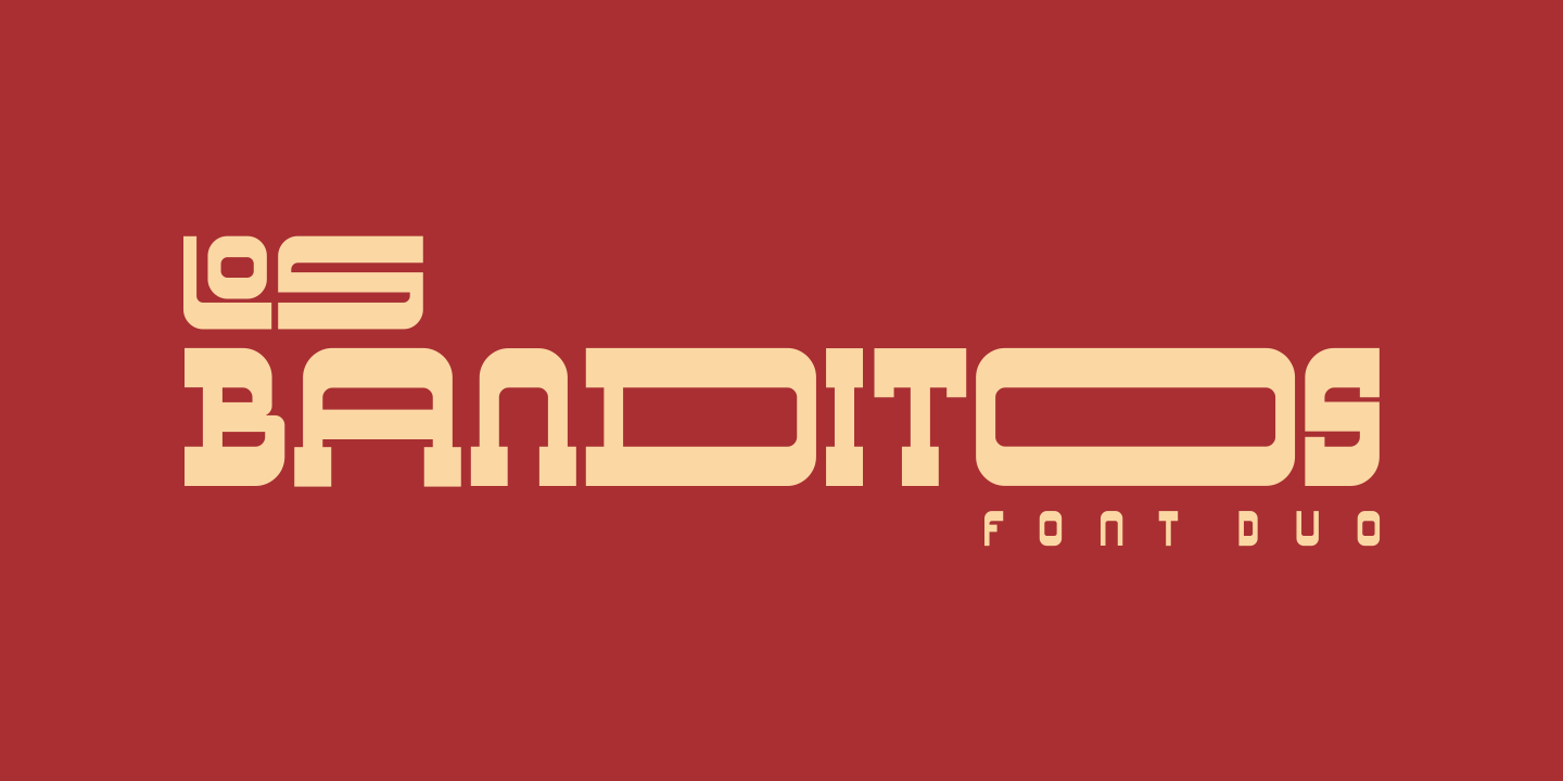 Пример шрифта Los Banditos #1